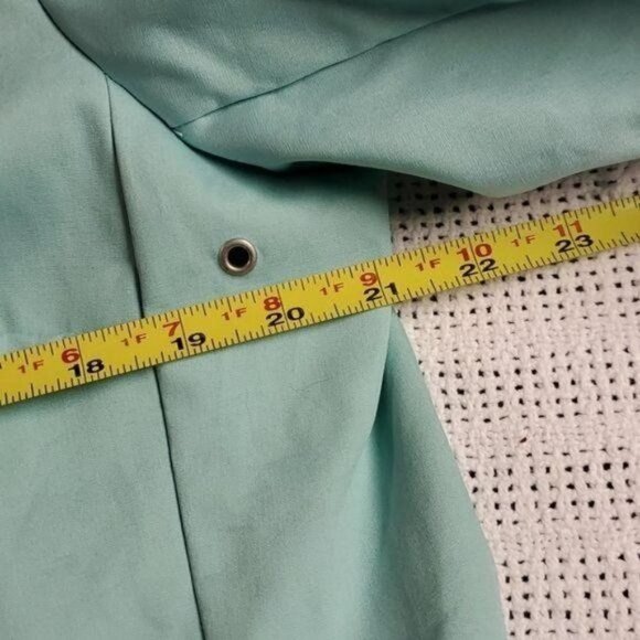 Jamaica Bay Lined Vented Pineapple Graphic Long Sleeve Sz L Jacket with Pockets - Picture 10 of 12